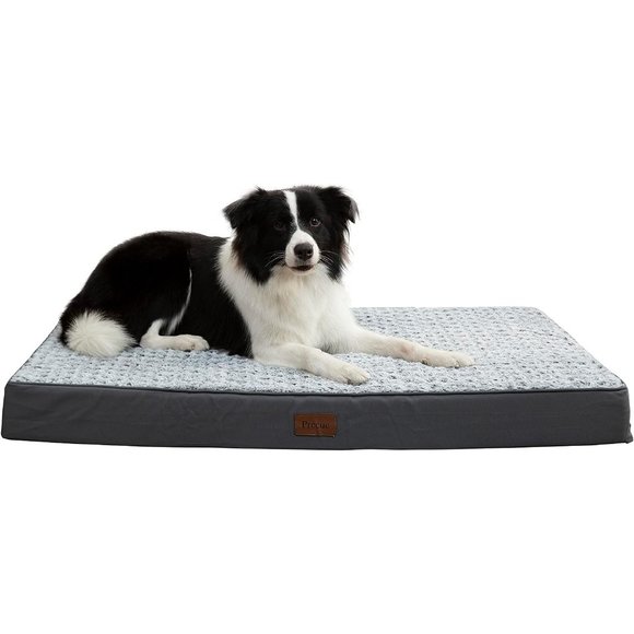 Precue Other - Pets Dark Grey Polyester Orthopedic Dog Bed for Medium Dogs